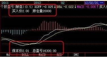 飛狐個股盈虧顯示在副圖公式